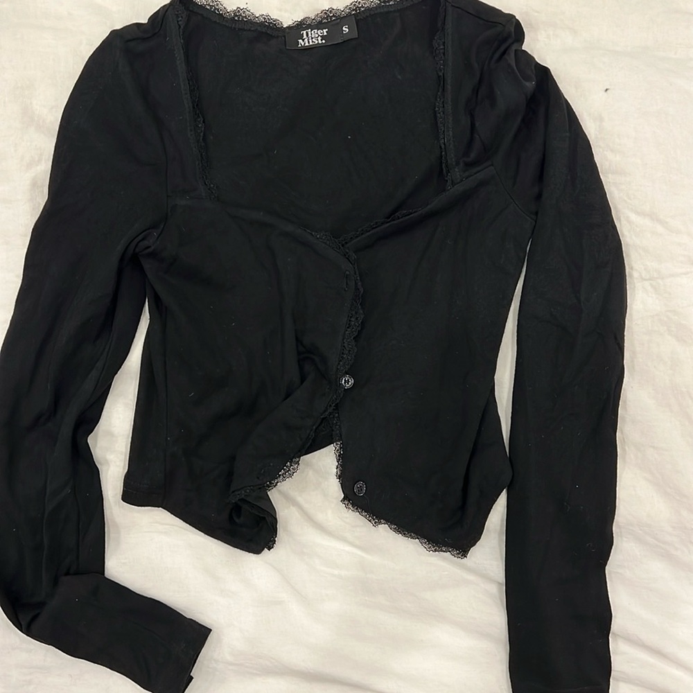 Black Tiger Mist Cardigan